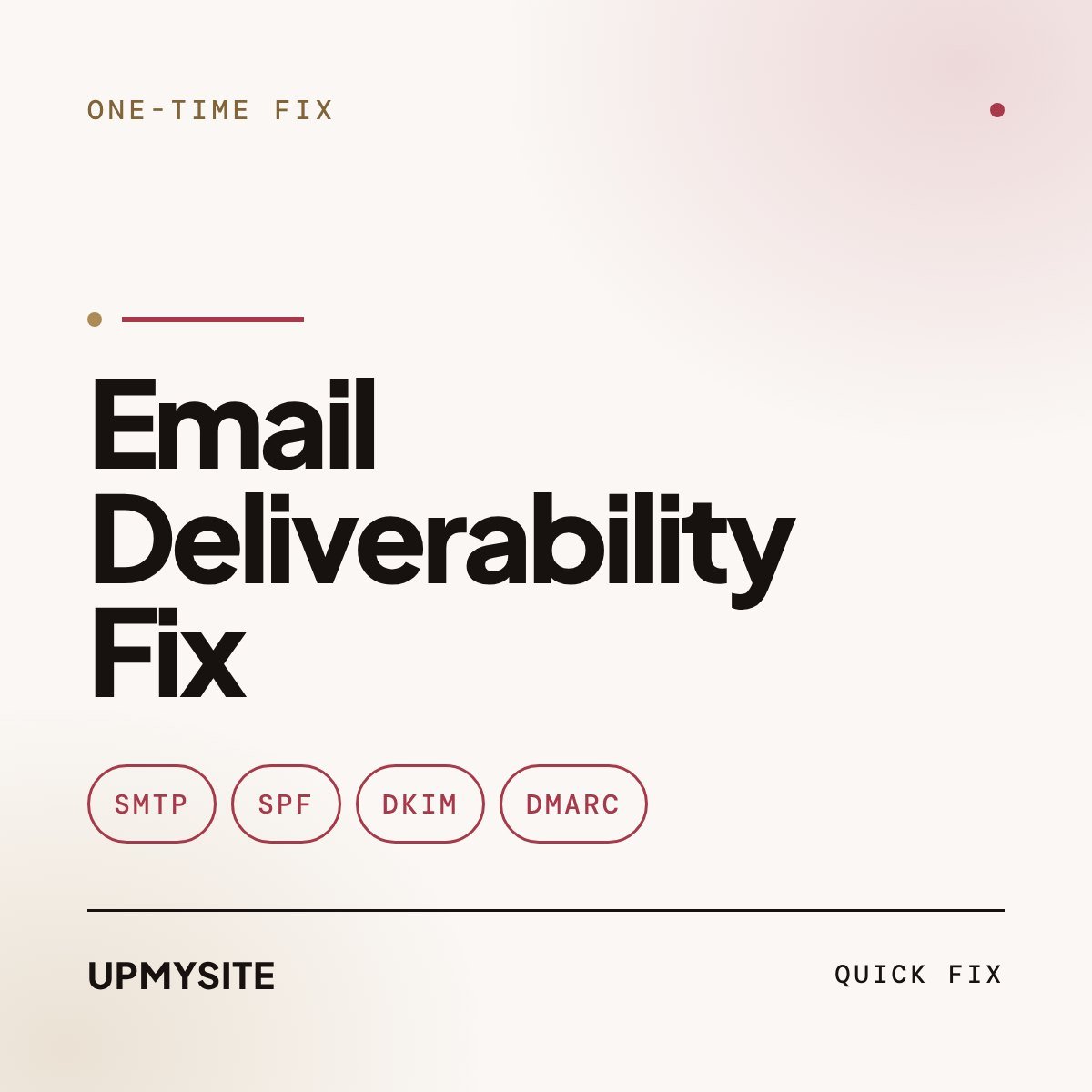 Image of Email Deliverability Fix